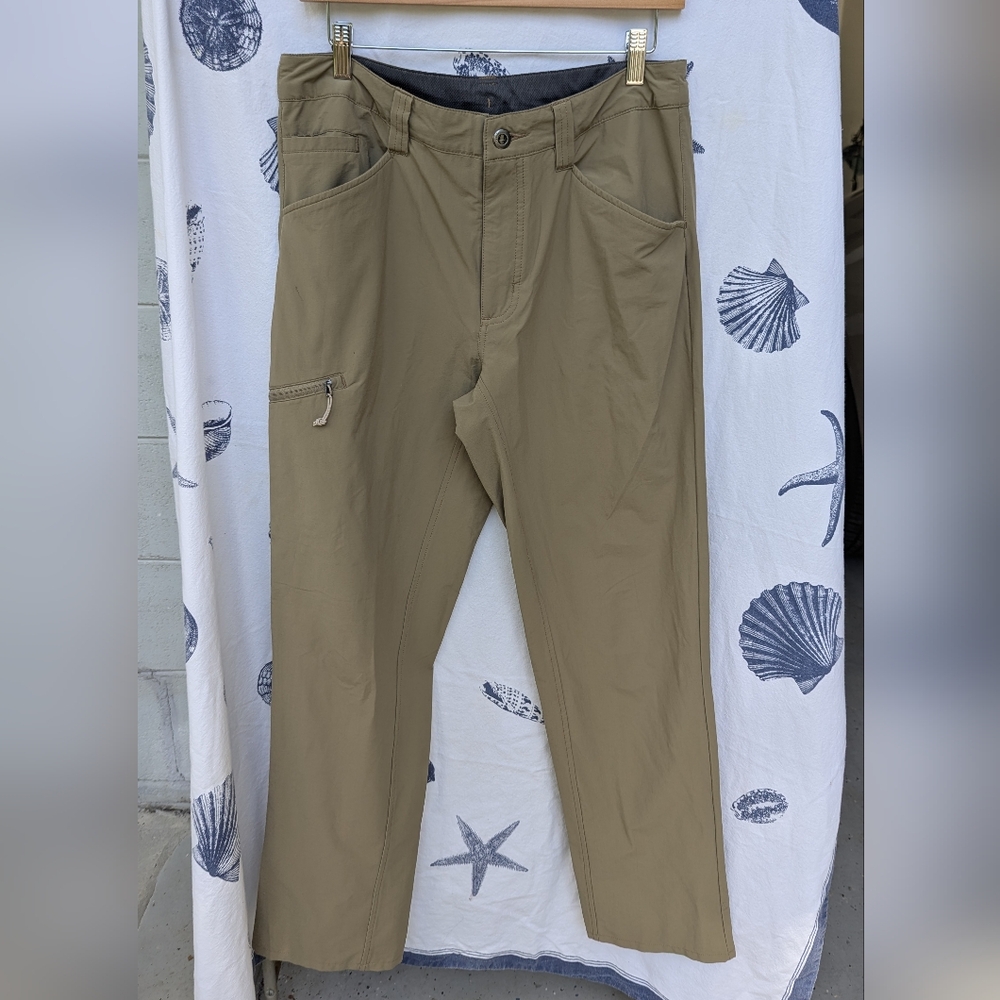 Patagonia 32x31 Quandry Pant Tan Mens Hiking Pant